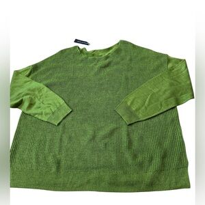 NWT Westbound Woman Casual Verde Heather Green Sweater Size 3X